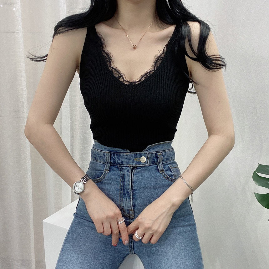 🚀당일발송🚀 [묶음할인/섹시글램룩] 봄 여름 엣지 끈 레이스 나시 흠뻑쇼 워터밤 y2k 이너 나시 상세 이미지 27