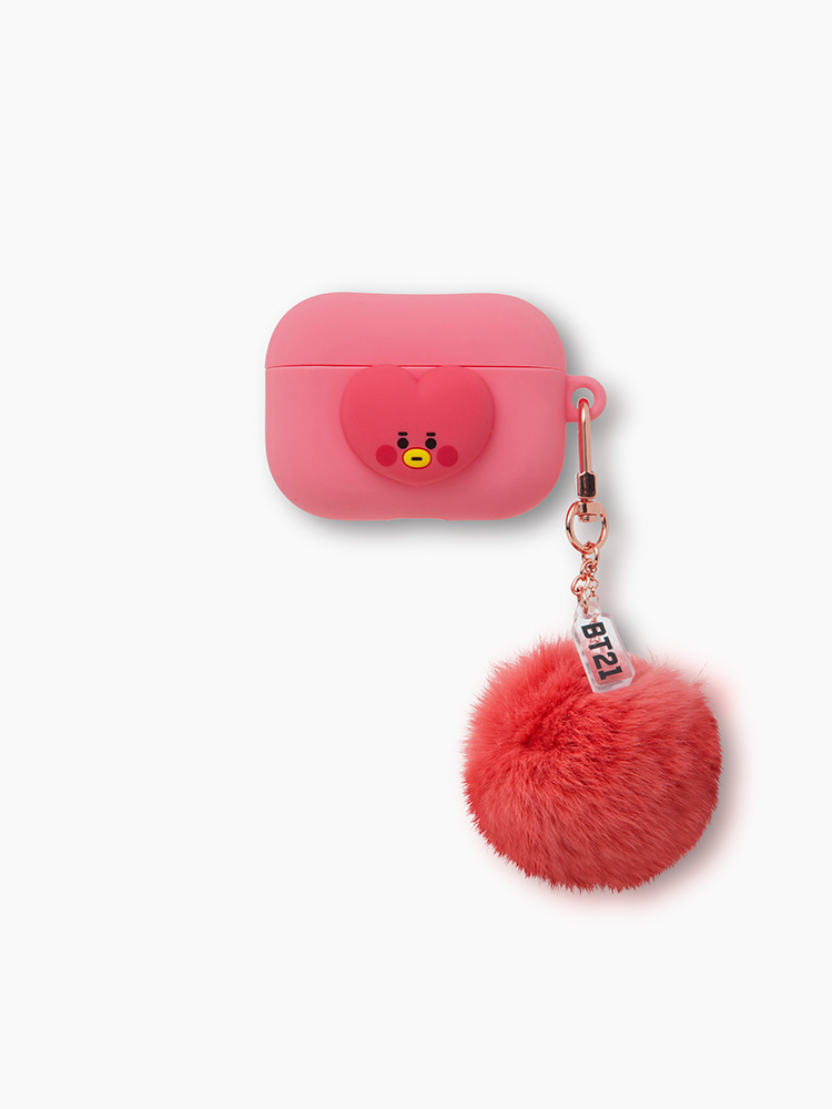Friends line BT21 TATA BABY pompom pot Air Pro Case