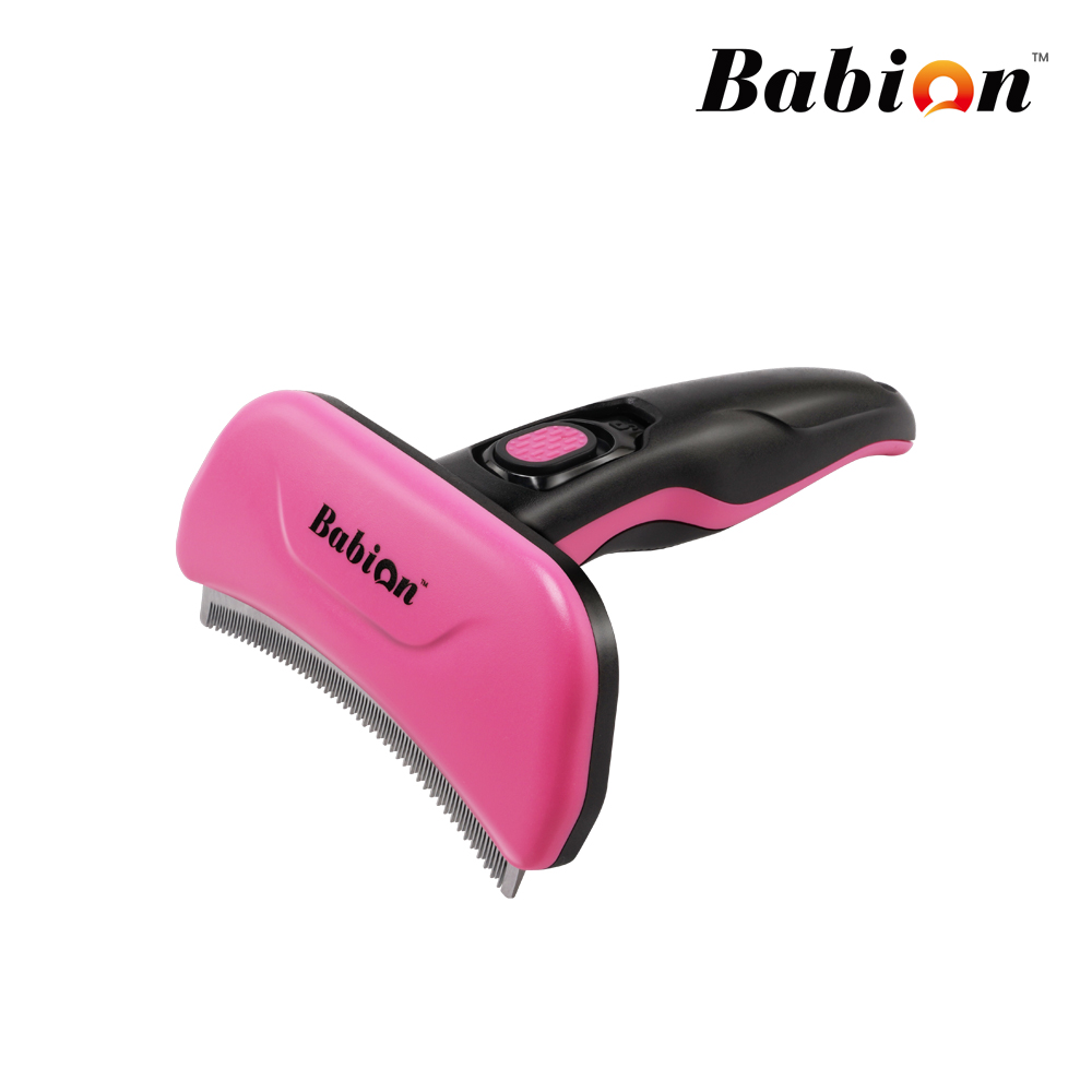바비온 원터치 애견 미용 고양이 강아지 털제거 깔끔 빗 브러쉬 098R (중)