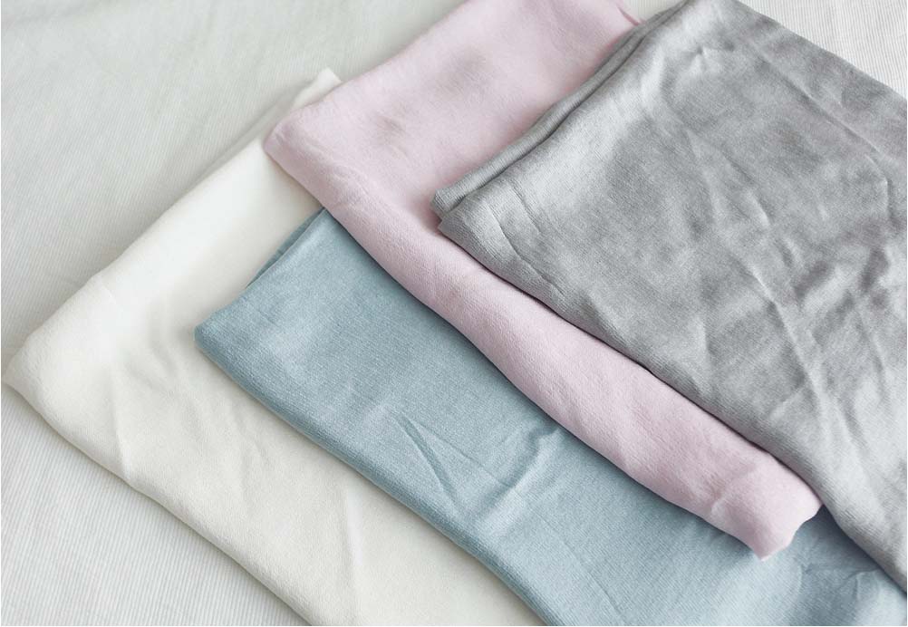 스킨 여름 풍기 인견 이불 - 4color 무지 홑이불 유아 - 상세 이미지 4
