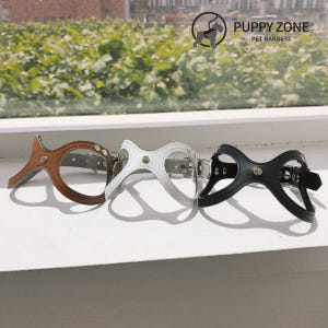 국산 강아지 가죽하네스 X 소형견 중형견 오리지날 안경하네스 솔직 후기 | 실제 사용자 리뷰 총정리 - 상품 이미지 1