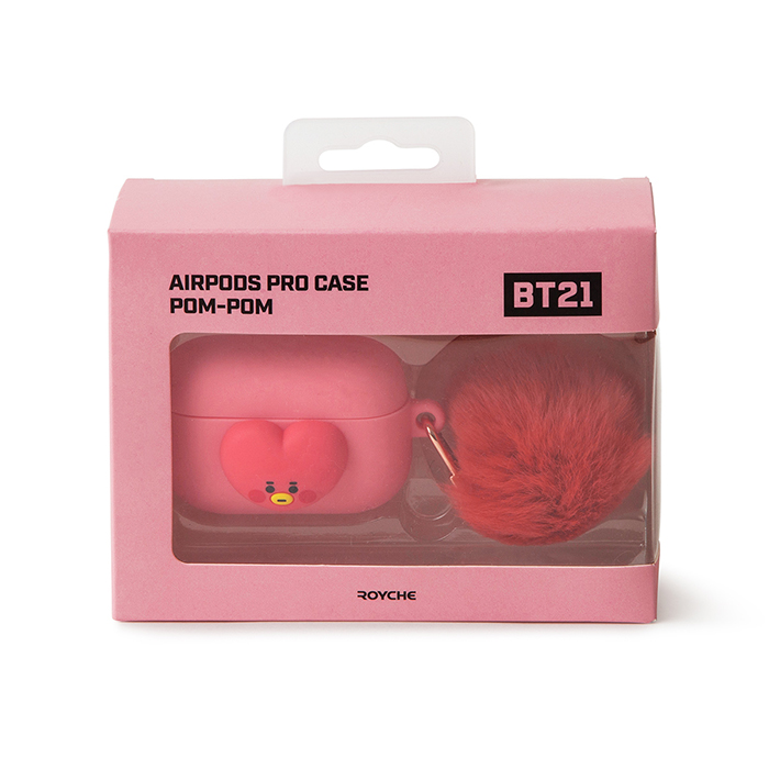 Friends line BT21 TATA BABY pompom pot Air Pro Case