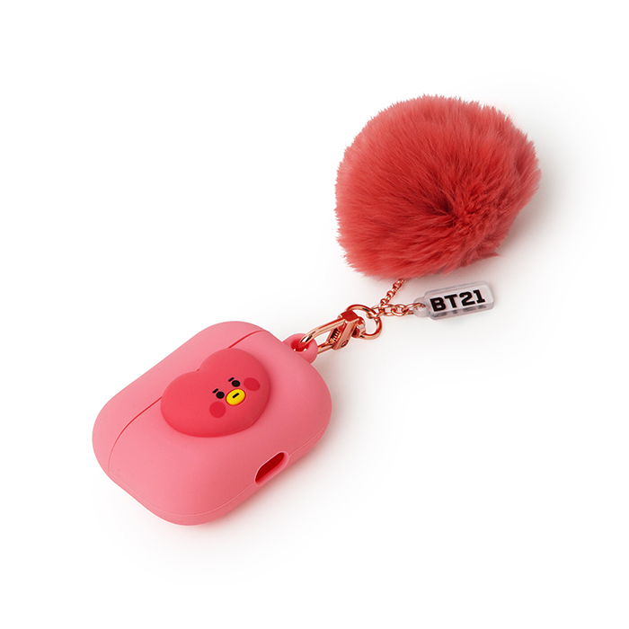 Friends line BT21 TATA BABY pompom pot Air Pro Case