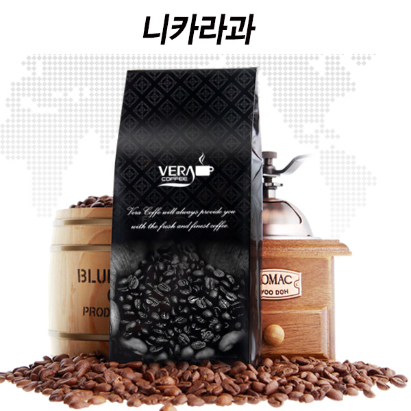 베라 원두커피 니카라과 홀빈, 1kg, 1개 - 메인 이미지