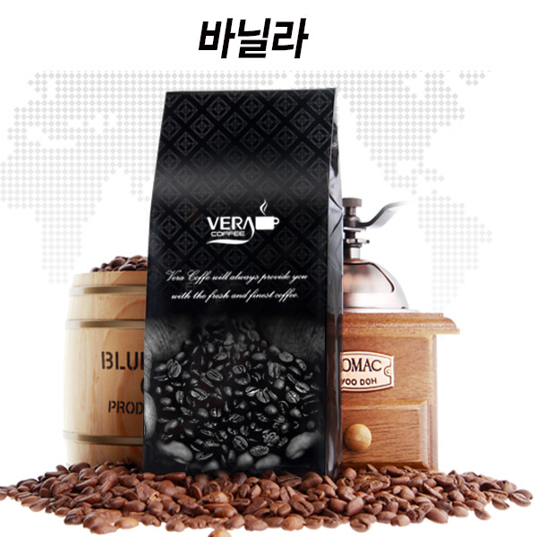 베라 원두커피 바닐라 홀빈, 200g, 1개 - 메인 이미지