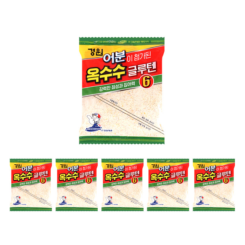 경원 어분 글루텐6 떡밥 1봉 6입 낱개구성 집어제 미끼 - 상세 이미지 3