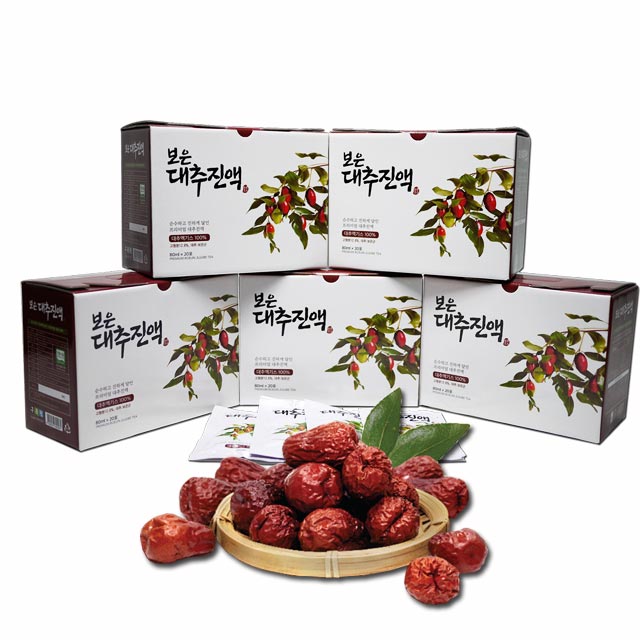보은 대추즙 대추진액 80ml 20포 x 4+1 대추차 엑기스 - 상세 이미지 5
