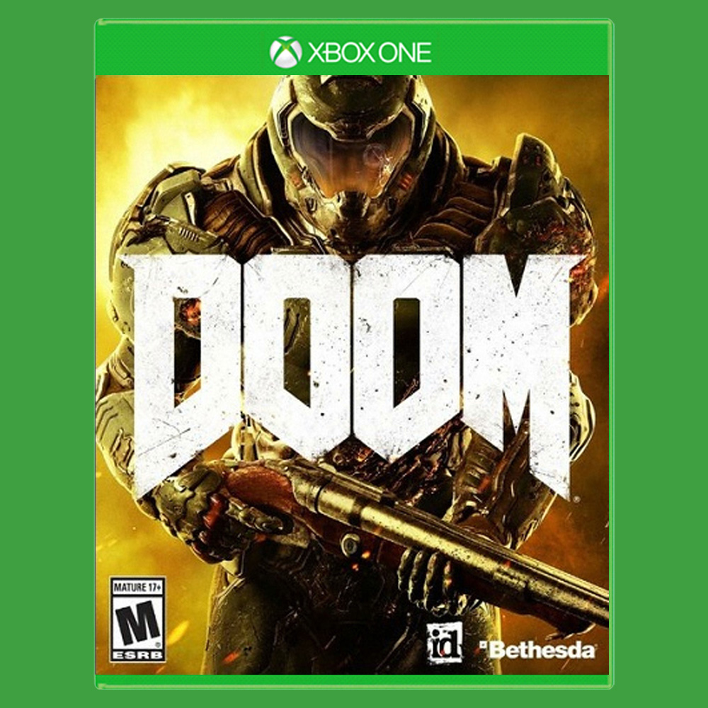 XBOX ONE 둠 DOOM 북미 정발 영어 중고 CD - 상품 이미지