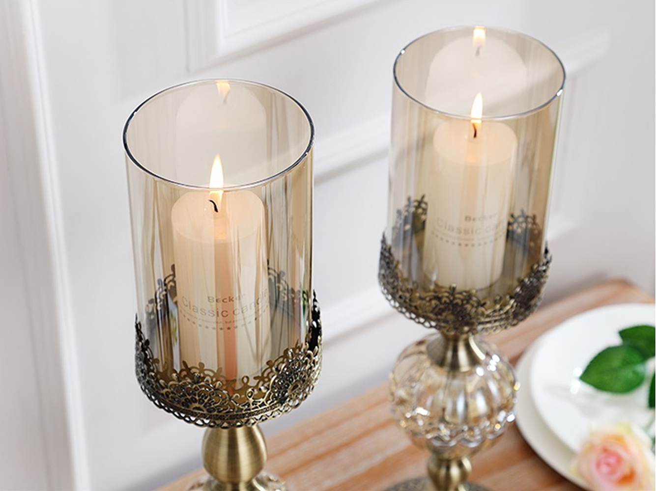 북유럽 촛대 캔들 홀더 식탁 장식 엔틱 인테리어 이미지 7