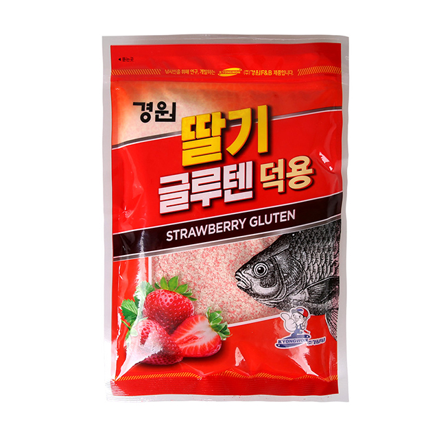 경원 딸기 글루텐 덕용 민물 낚시 떡밥 미끼 - 상품 이미지
