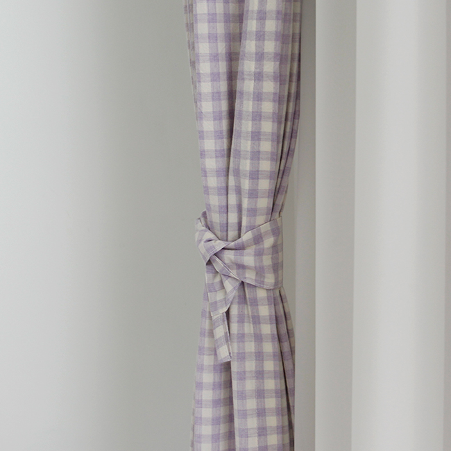 멜란 체크 커튼 아이방·거실 맞춤 제작 바이아미