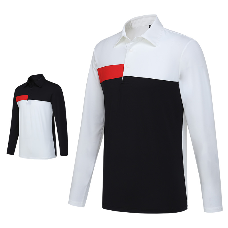 마스터베어 남성 스판 골프 긴팔티셔츠 MB918T