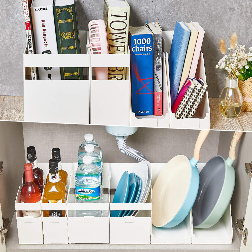 할메이드 주방 싱크대 후라이팬 냄비 뚜껑 수납 정리함 사선소 - 상품 이미지