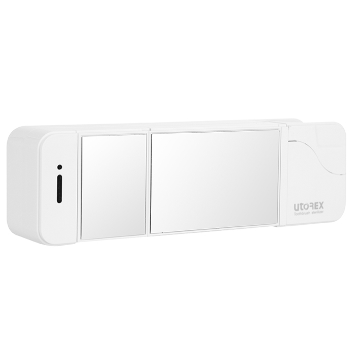 유토렉스 거울도어 히팅건조 가정용 칫솔건조살균기 UTC-5350W 화이트 - 상세 이미지 3