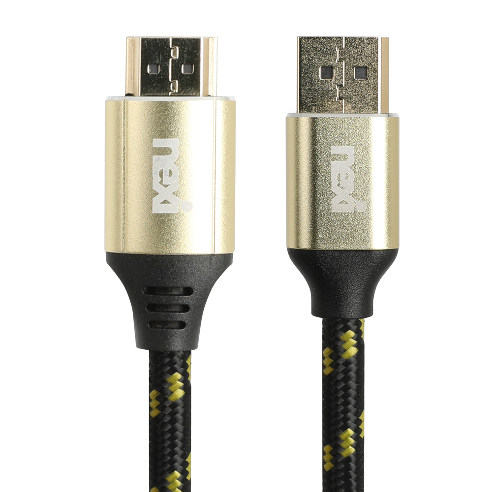 넥시 DP1.2 TO HDMI2.0 파인골드 1M 모니터 케이블 컨버터 분배기 젠더 - 상세 이미지 5