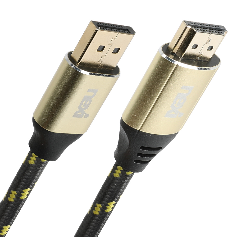 넥시 DP1.2 TO HDMI2.0 파인골드 1M 모니터 케이블 컨버터 분배기 젠더 - 상세 이미지 3