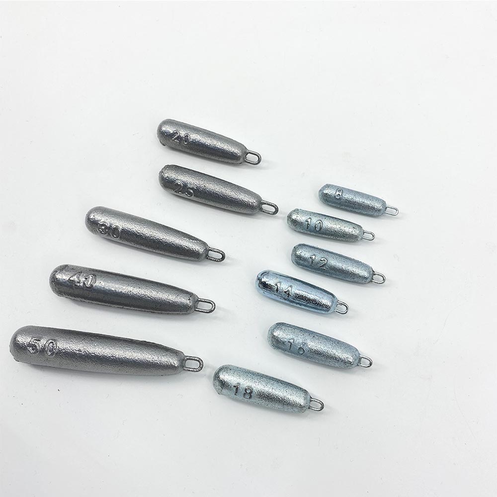 회전 봉돌 다운샷 추 고리추 문어 쭈꾸미 갑오징어 한치 40호 (4개입)