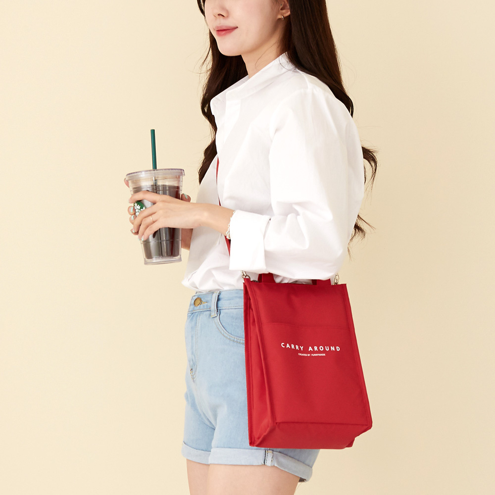 크로스 토트 보냉가방 보냉백