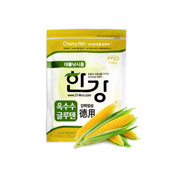 체리피시 한강 옥수수 글루텐 민물 낚시 떡밥 - 상품 이미지