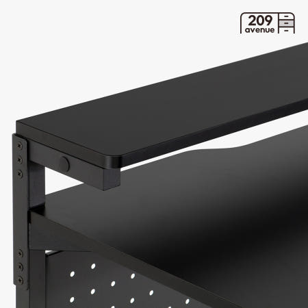 209애비뉴 제로스테이션 상부 선반 받침대 스탠다드/타워 블랙 화이트
