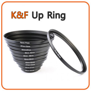 업링 49-55/K&F Step Up Ring / 렌즈-필터 스텝 업링