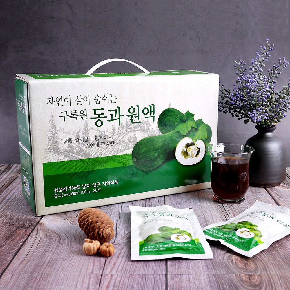 구록원 동과즙 100ml 30포 동과원액 동아호박즙 동과 차 주스 - 상세 이미지 4