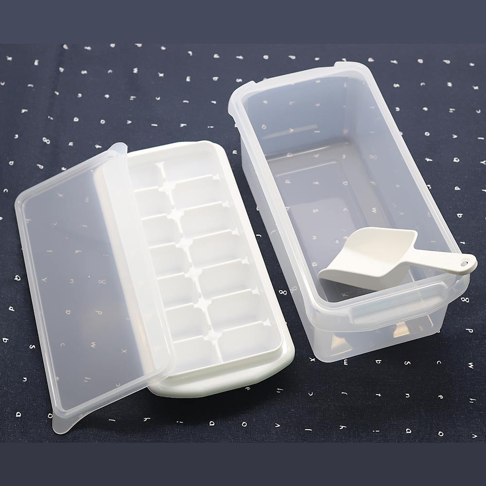 얼음 트레이, 보관통, 얼음삽 포함, 아이스트레이 세트