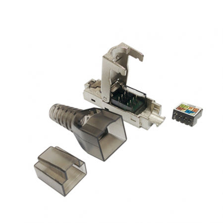 CAT6A FTP Tooless 모듈러 커넥터 LS-GKTOOL-FMT