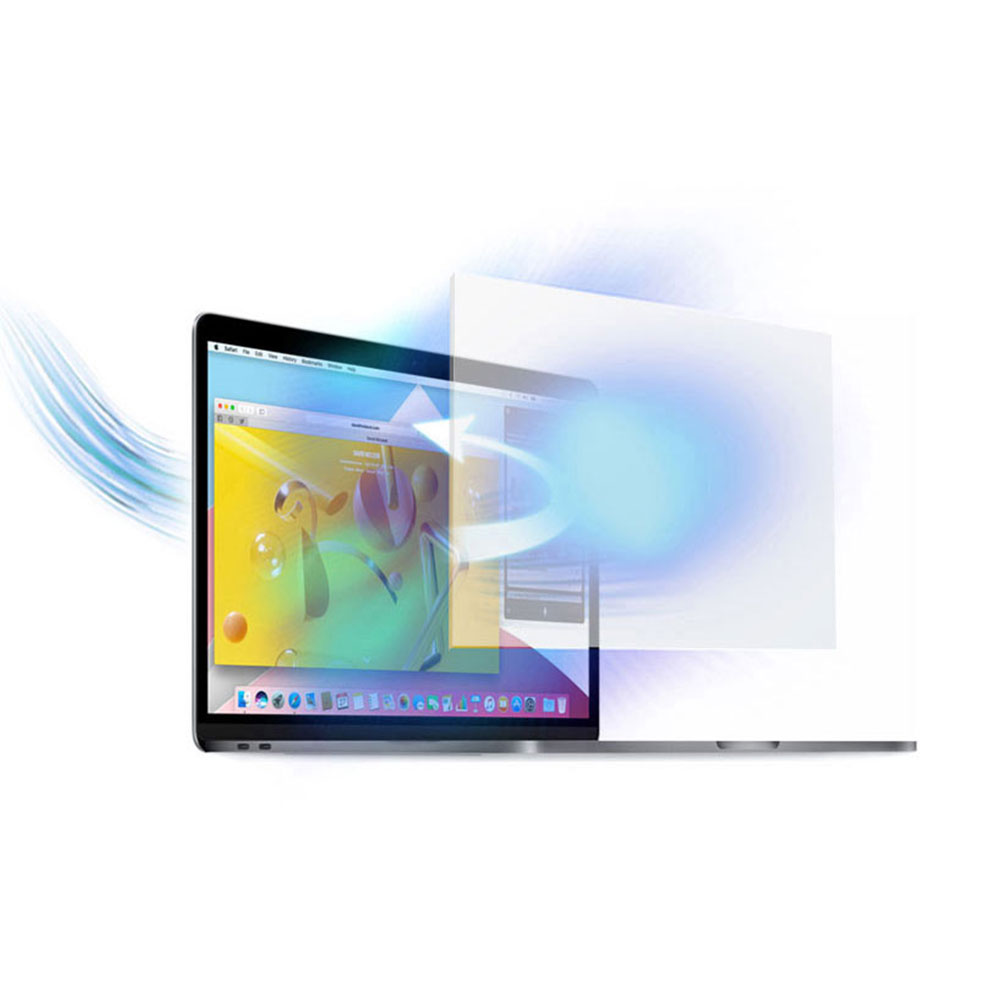 맥북프로13 2020 터치바 2.0GHz 항균 보안필름 블루라이트차단 양면 정보보안기 - 상세 이미지 2