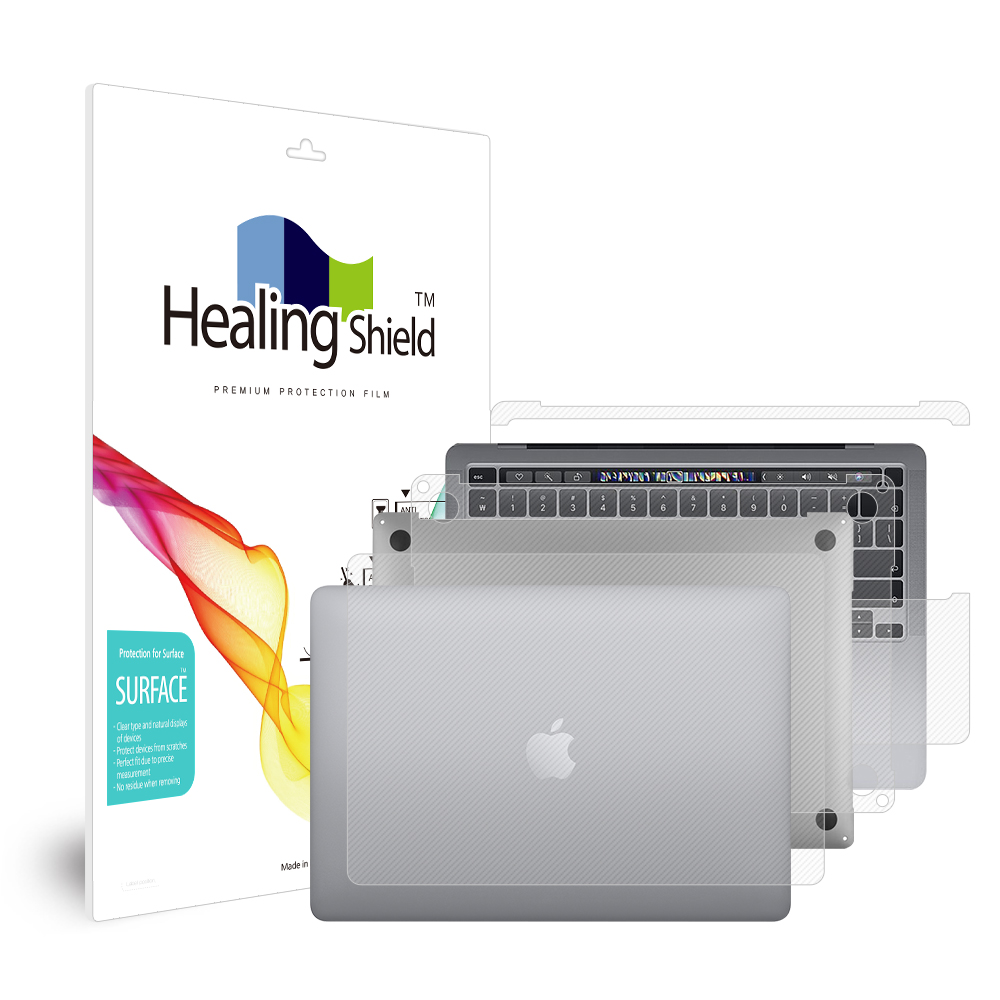 맥북프로(M1) 13 2020 터치바 1.4GHz 무광 외부보호필름 3종 세트 - 상품 이미지