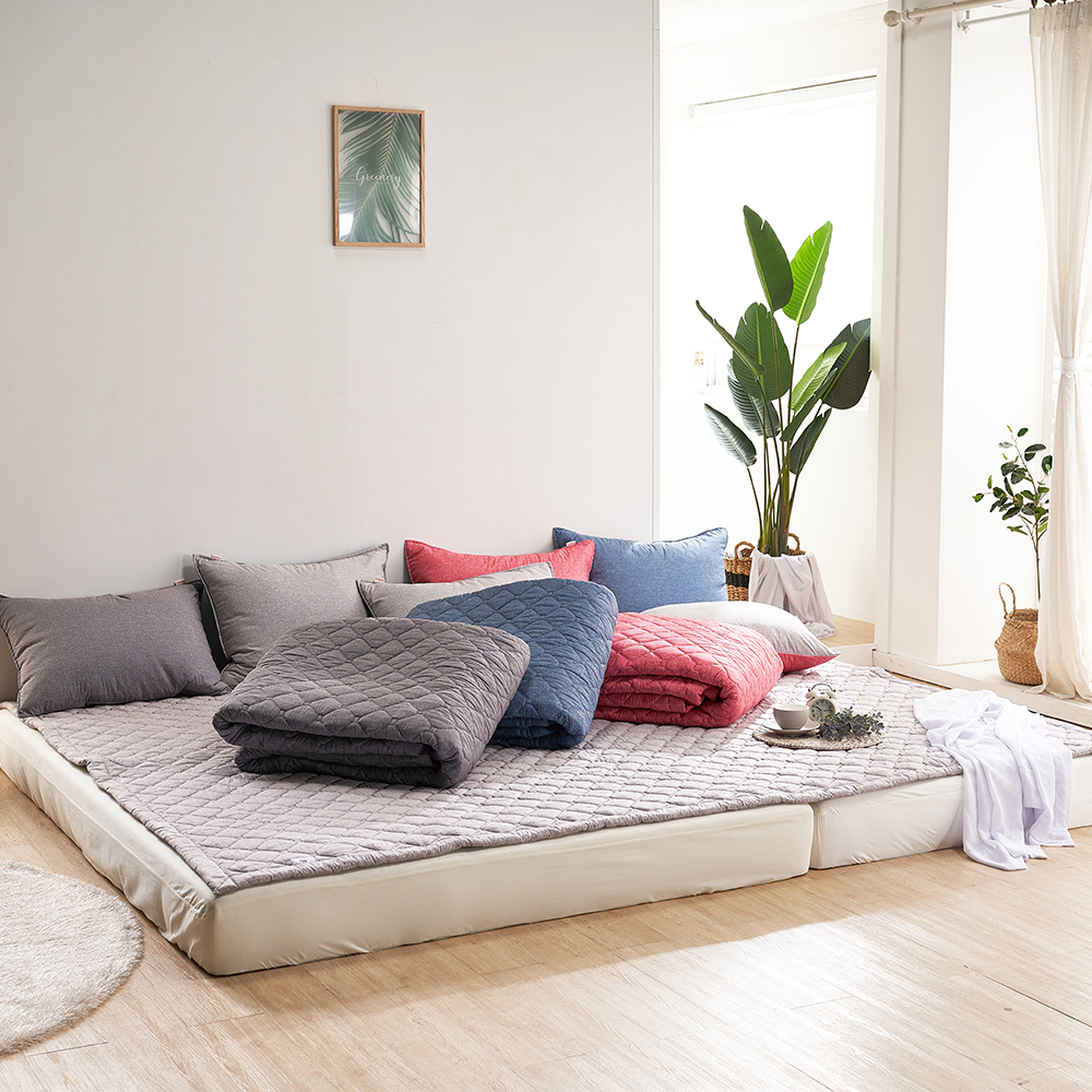 더베딩샵 패밀리침대패드 알러지케어 광폭원단 고정밴드 매트리스패드