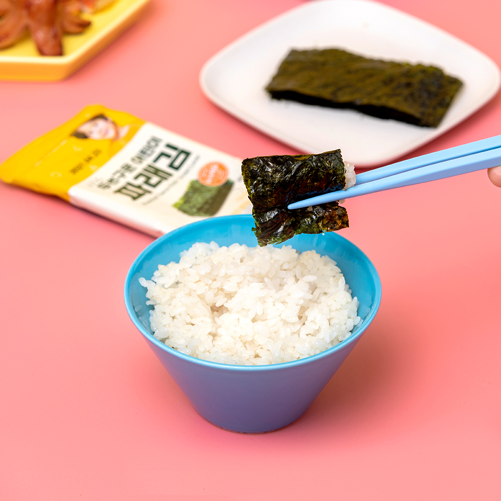 퓨어잇 두번구운 어린이 파래김 3팩세트 아이반찬 아이김