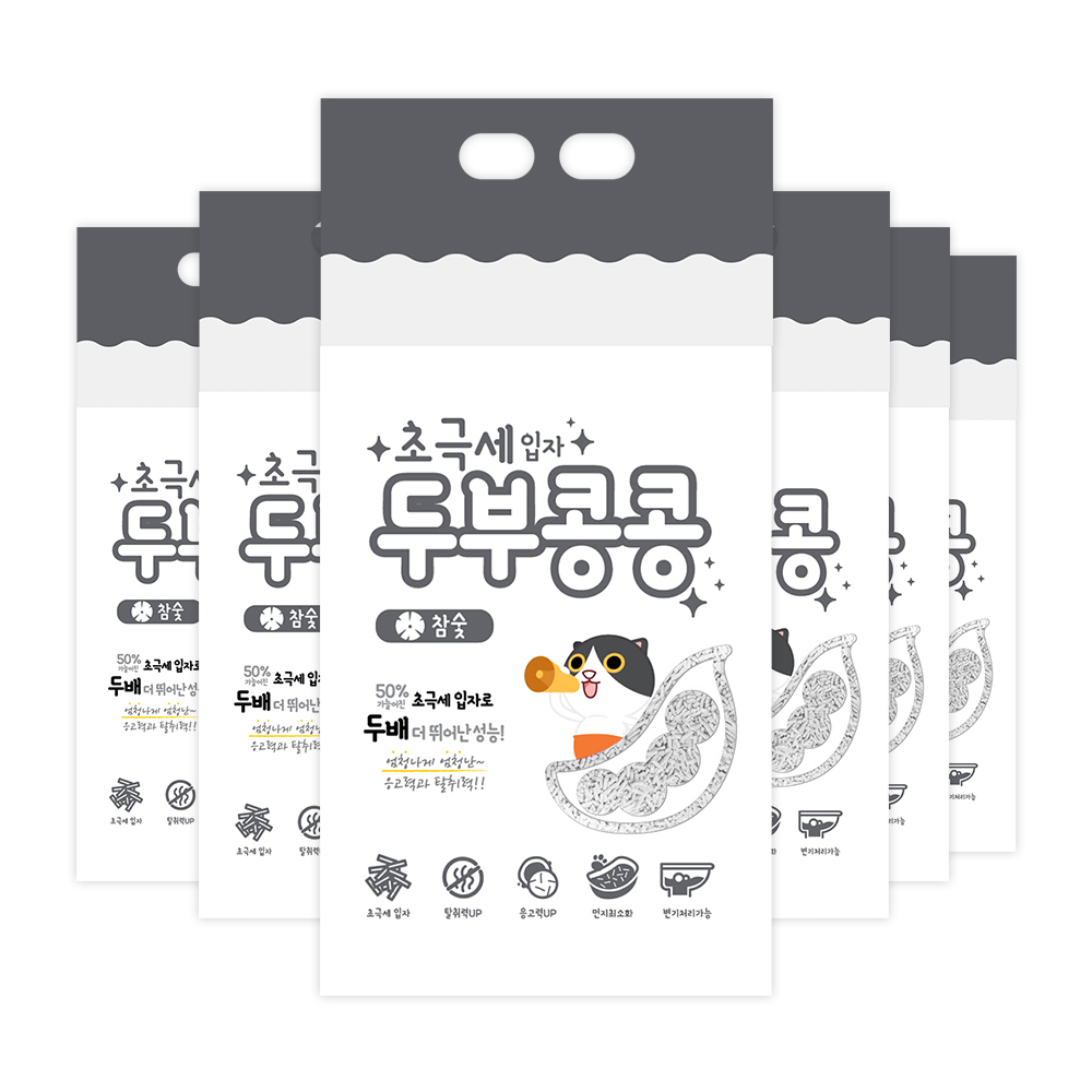 두부콩콩 초극세입자 오리지날 7L x6개세트(1box) - 상세 이미지 3