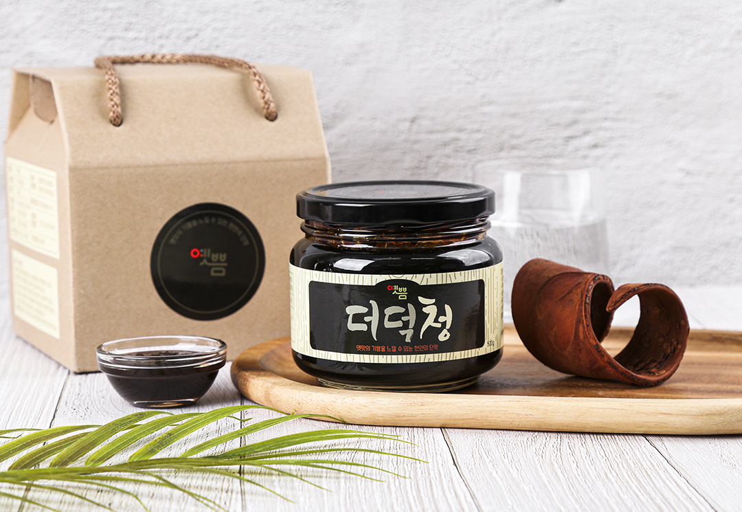 전통방식 수제 씹히는 더덕조청 / 더덕청 500g 1병 - 메인 이미지