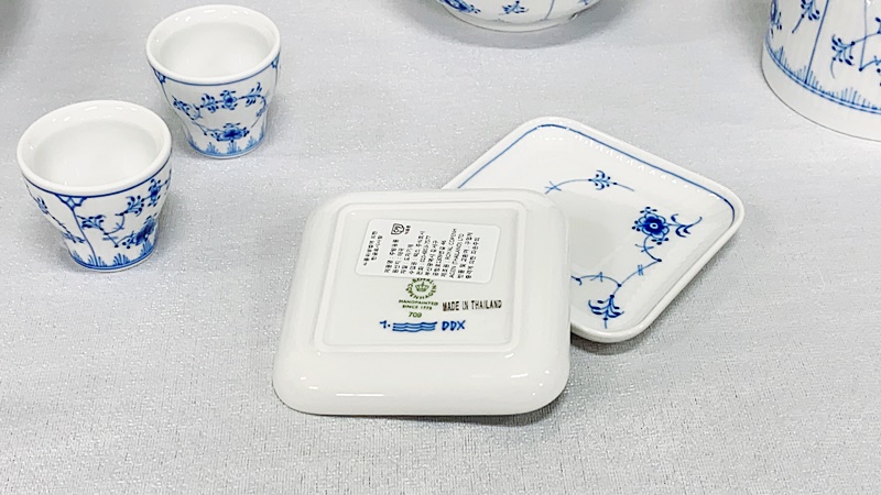 로얄코펜하겐 블루플루티드 플레인 작은 사각 접시 9cm 1026608 - 상세 이미지 5
