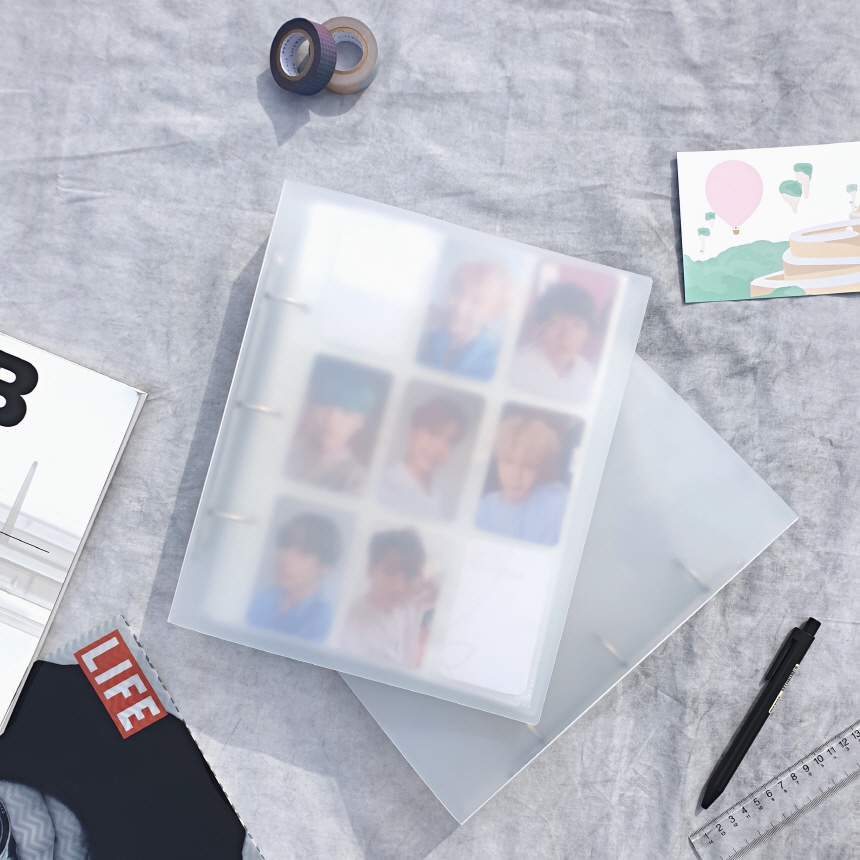 굿슈머 B5 포카바인더 포토카드 낱말카드 바인더 9포켓