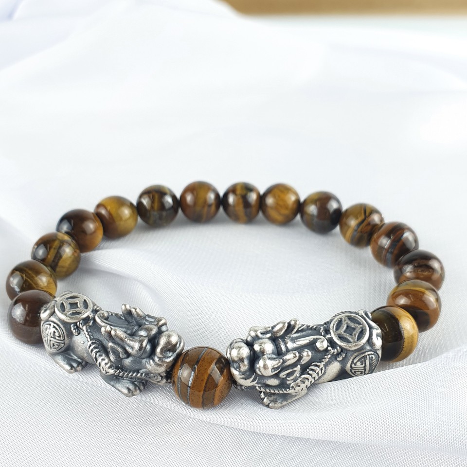 [친집선]1% 부자들의 습관 Tiger's Eye 호안석 비휴 피슈 팔찌 이미지 8