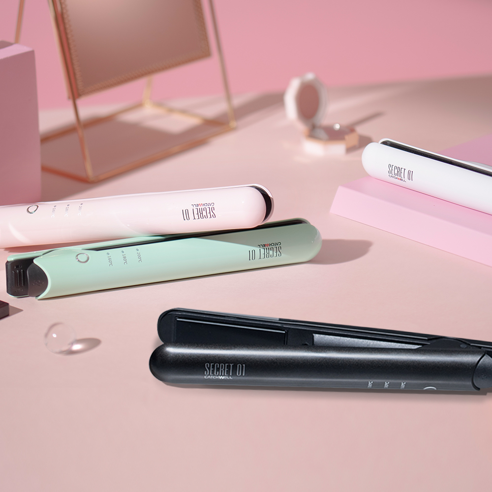 캐치웰 SECRET01 무선 고데기 USB충전식 4colors