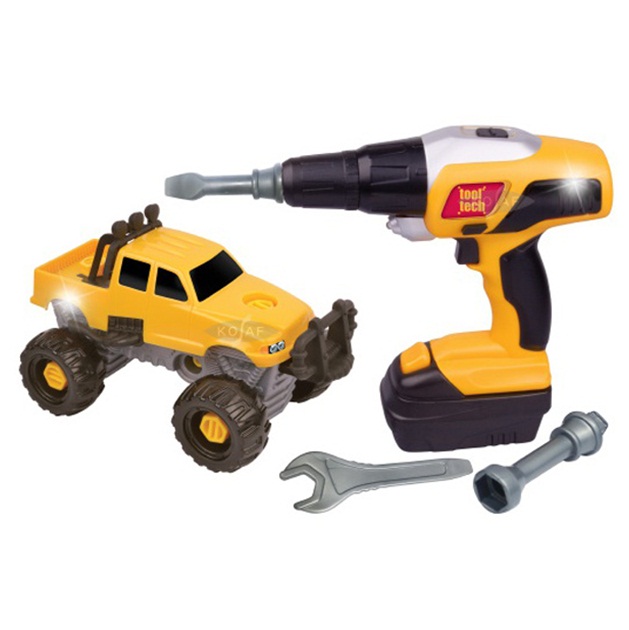 4살 5살 남자아이 선물 - 어린이 자동차 조립 파워 전동 드릴 공구세트 장난감