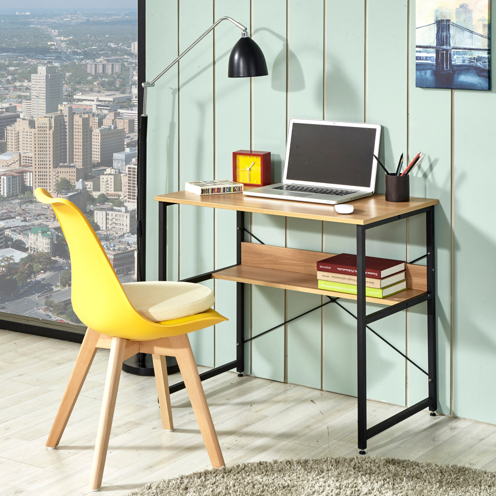 1인용 컴퓨터 책상 게이밍 철재 선반형 800