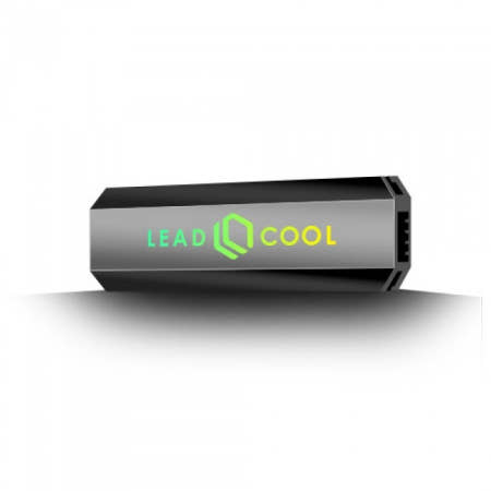 LEADCOOL M.2 SSD 방열판 AUTO RGB (BLACK)