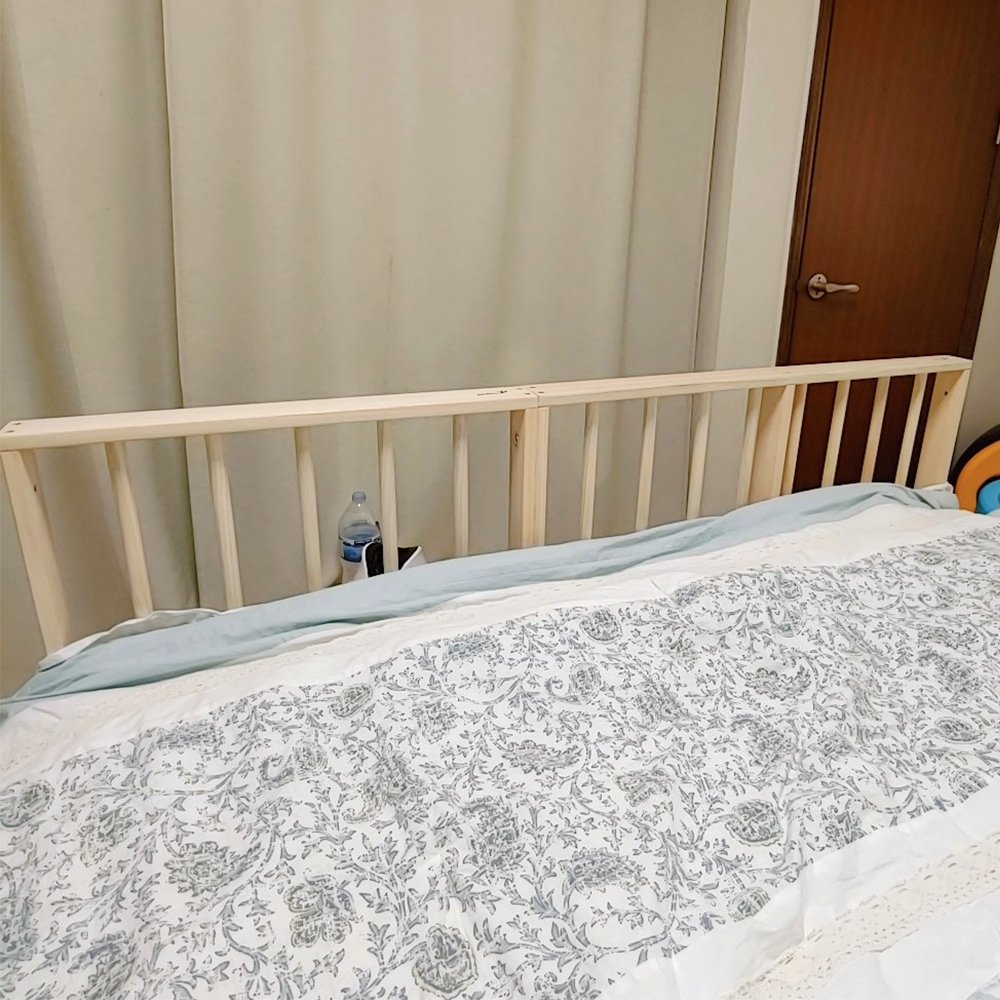 원목 아기침대가드 유아 침대안전가드 낙상방지 소나무 600
