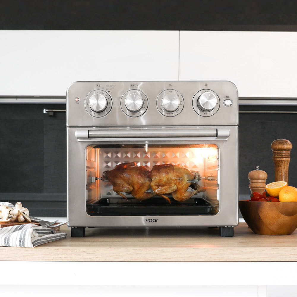 보아르 에어프라이어 조리 모습