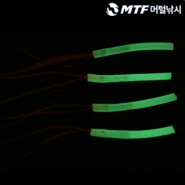 MTF 심해 갈치 축광 튜브 스커트 묶음바늘 갈치채비 10개입 - 상세 이미지 4