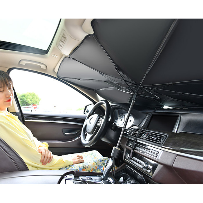 차량용 차박 암막 앞유리 우산 햇빛 가리개 태양열 차단 우산형햇빛가리개 중형
