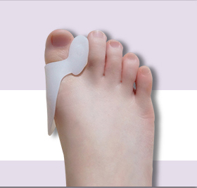 포렉스 실리콘 엄지발가락 분리 무지 패드 교정기 발 외반증 사이 링 통증 굳은살 보호대 - 상세 이미지 3