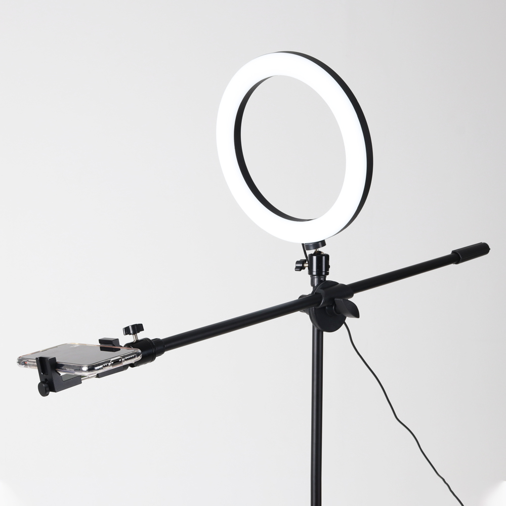 유튜브 스마트폰 수직 촬영 거치대 / 항공샷 탑뷰 핸드폰 스탠드 마운트 침대 거치대