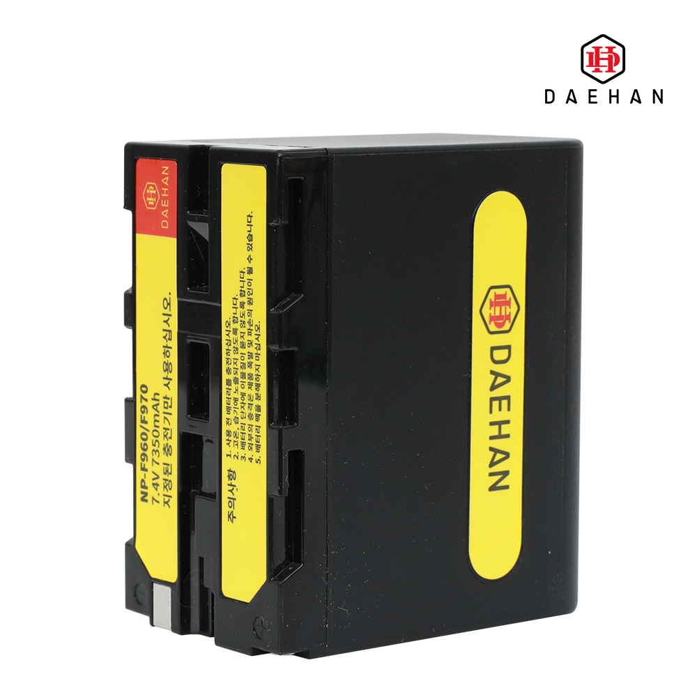 NP-F970 배터리 f마운트 소니 링라이트 룩스패드 필드모니터 호환 7350mAh - 상세 이미지 4