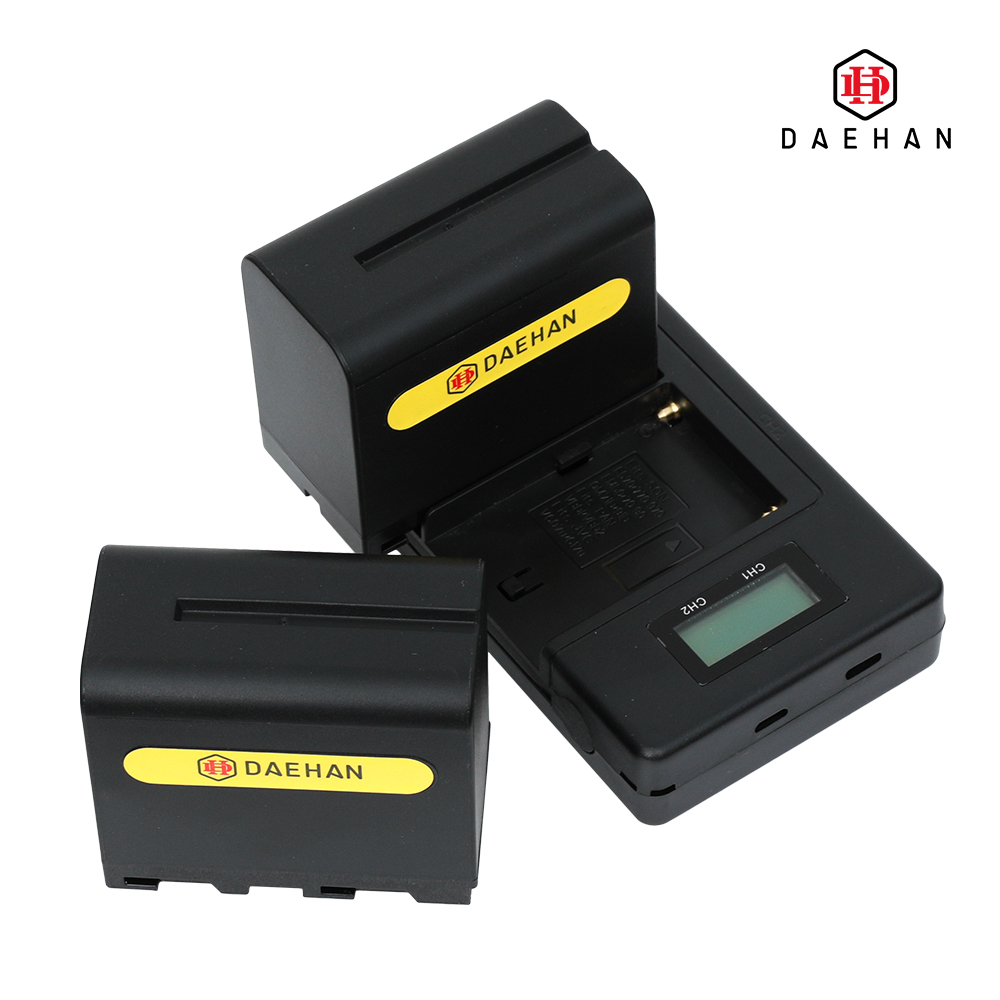 F타입 배터리 듀얼 충전기 NP-F960 F970 호환 F타입 배터리 충전기 1개 - 상세 이미지 5