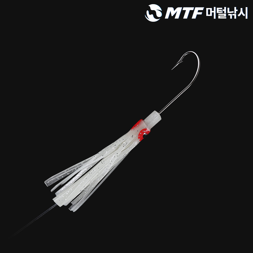 MTF 심해 갈치 축광 꼴뚜기 묶음바늘 갈치채비 10개입 - 상세 이미지 5